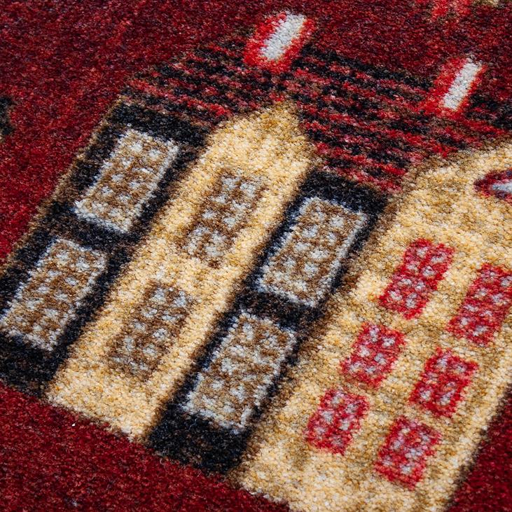 Rugs & Mats Plow & Hearth Grafton Folk Art EnduraStran Rug NFLB1760