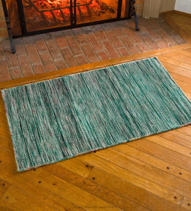 Rugs & Mats Plow & Hearth Hand-Tufted Wool Fairfax Rug NFLB1845