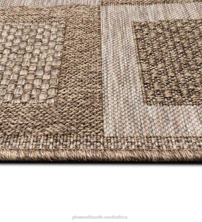 Rugs & Mats Plow & Hearth Indoor/Outdoor Beachcomber Squares Rug NFLB1808