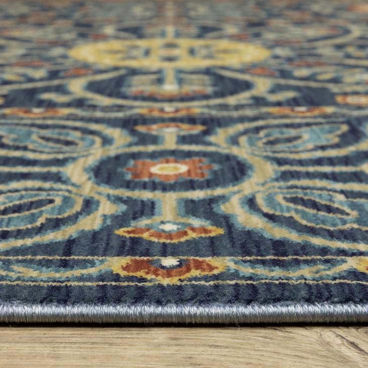 Rugs & Mats Plow & Hearth Indoor/Outdoor Clover Hill Border Polypropylene Rug NFLB1846
