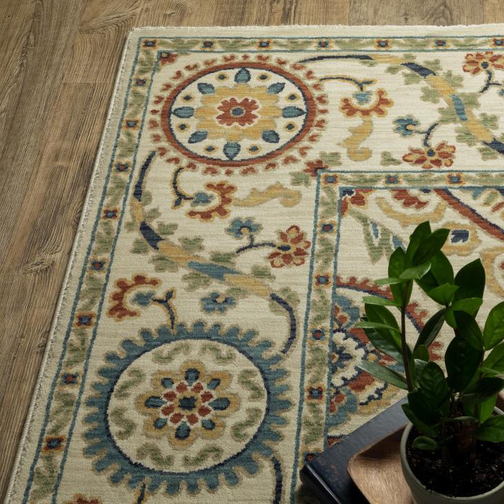 Rugs & Mats Plow & Hearth Indoor/Outdoor Clover Hill Meadow Polypropylene Rug NFLB1852