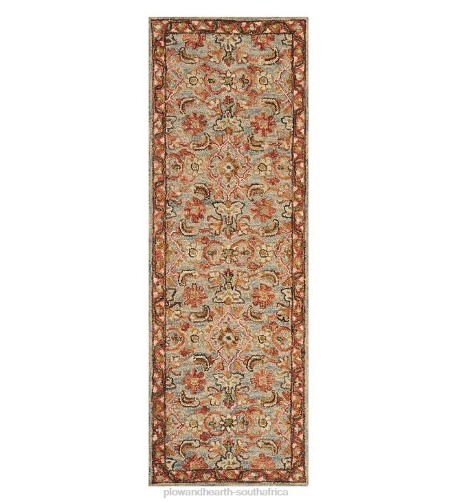 Rugs & Mats Plow & Hearth Kensington Floral Wool Rug NFLB1820