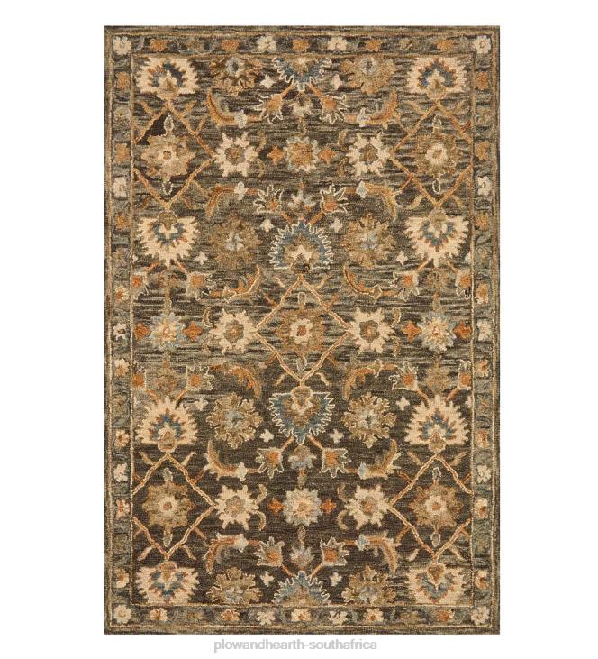 Rugs & Mats Plow & Hearth Kensington Trellis Wool Rug NFLB1860