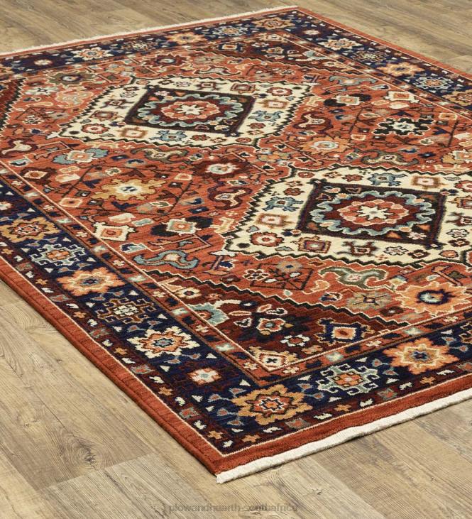 Rugs & Mats Plow & Hearth Laurenburg Kaleidoscope Wool Rug NFLB1844