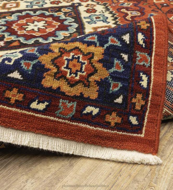 Rugs & Mats Plow & Hearth Laurenburg Kaleidoscope Wool Rug NFLB1844