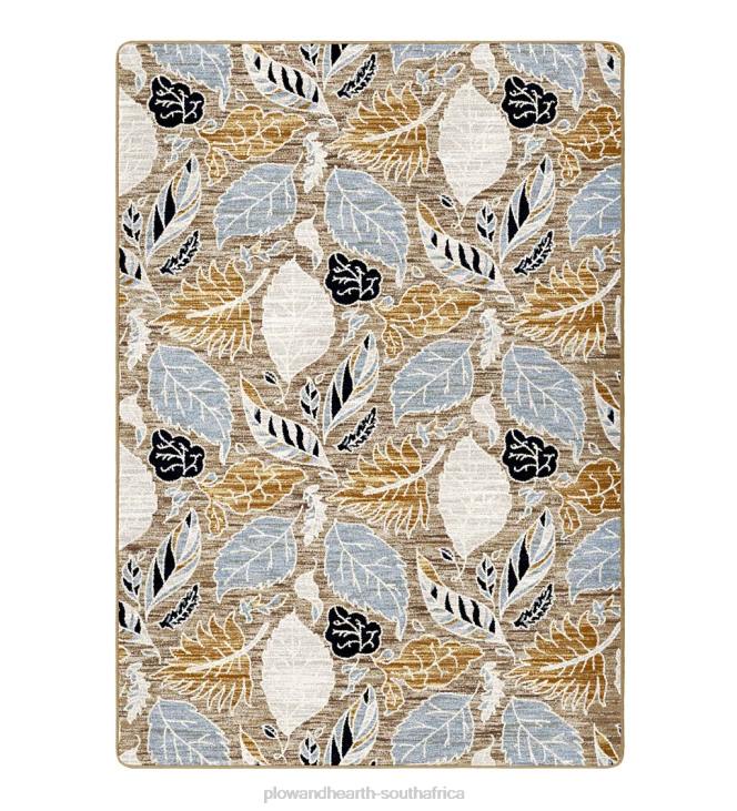 Rugs & Mats Plow & Hearth Leaves EnduraStran Area Rug NFLB1853