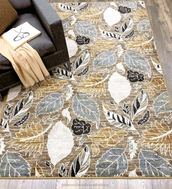 Rugs & Mats Plow & Hearth Leaves EnduraStran Area Rug NFLB1853