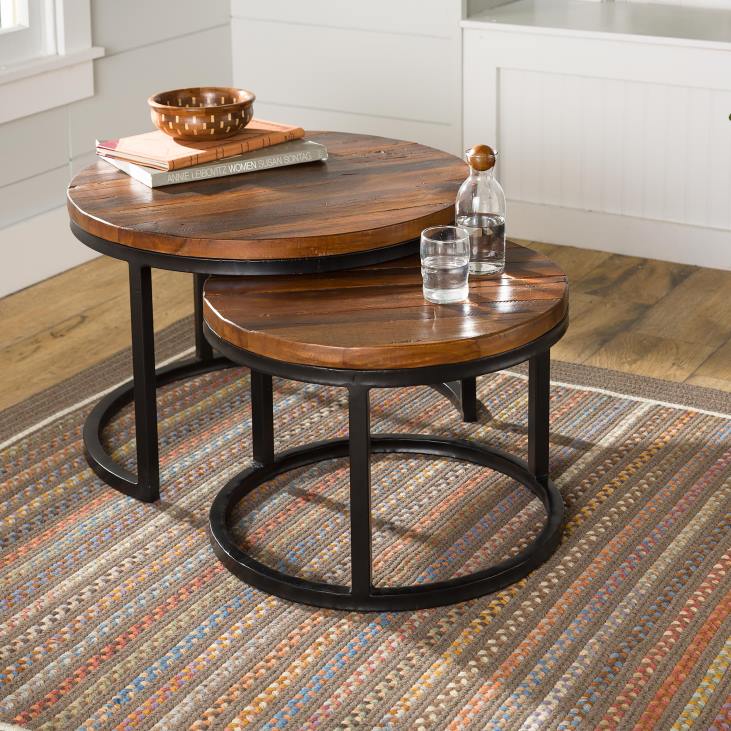 Rugs & Mats Plow & Hearth Lynnhaven Wool Solid Border Braided Rug NFLB1788