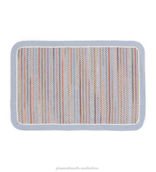 Rugs & Mats Plow & Hearth Lynnhaven Wool Solid Border Braided Rug NFLB1788