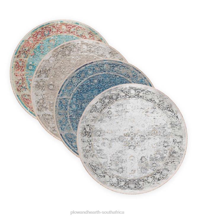 Rugs & Mats Plow & Hearth Marietta Edge Round Rug NFLB1806