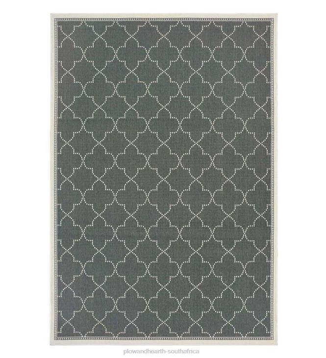 Rugs & Mats Plow & Hearth Marston Quatrefoil Polypropylene Area Rug NFLB1892