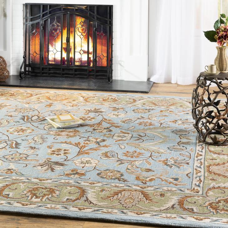 Rugs & Mats Plow & Hearth McLean Wool Rug NFLB1761