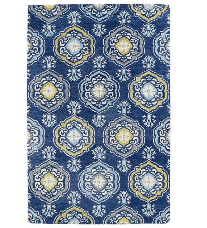 Rugs & Mats Plow & Hearth Meadow Perennial Wool Rugs NFLB1891