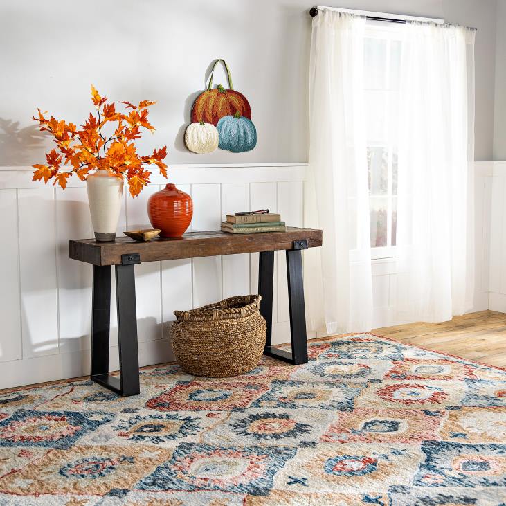 Rugs & Mats Plow & Hearth Mountain Valley Hand-Tufted Wool Rug NFLB1867