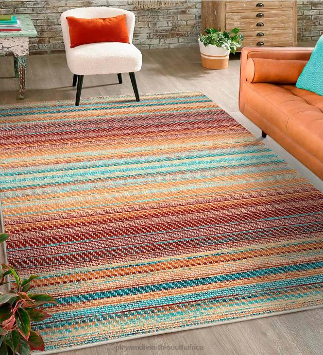 Rugs & Mats Plow & Hearth October Stripe Rug NFLB1816