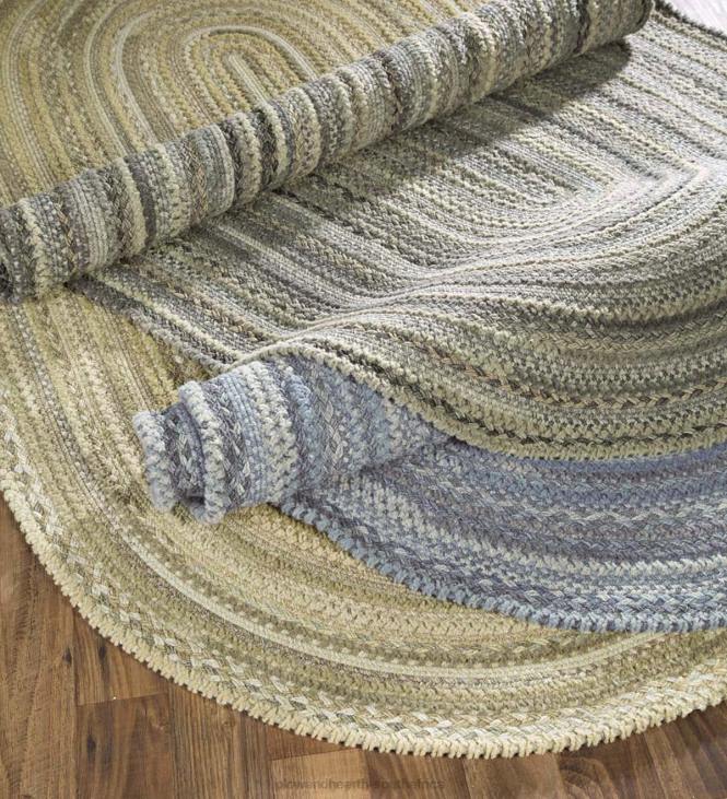 Rugs & Mats Plow & Hearth Oval Riverview Wool Blend Braided Rug NFLB1780