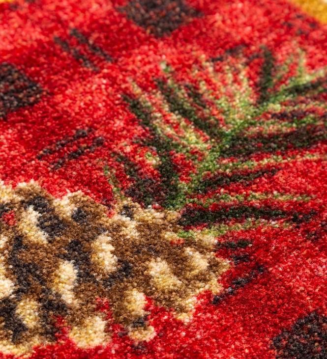 Rugs & Mats Plow & Hearth Pine Cone Valley Plaid EnduraStran Area Rug NFLB1762