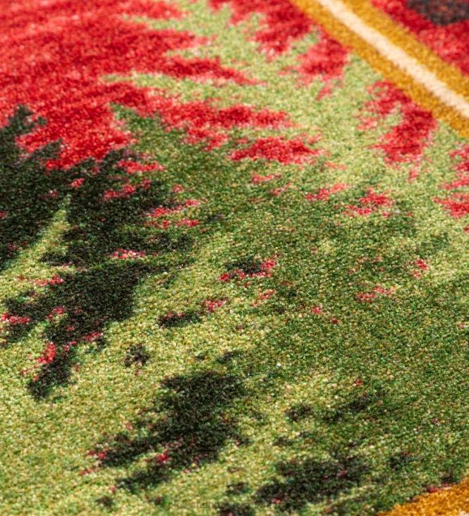 Rugs & Mats Plow & Hearth Pine Cone Valley Plaid EnduraStran Area Rug NFLB1762