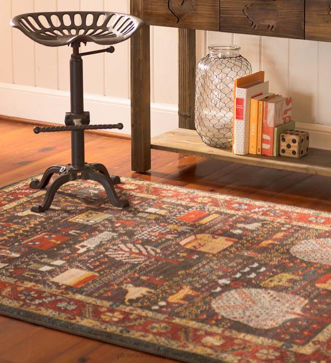 Rugs & Mats Plow & Hearth Polypropylene Shaker Village Rugs NFLB1763