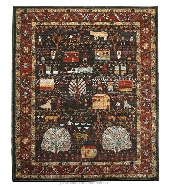 Rugs & Mats Plow & Hearth Polypropylene Shaker Village Rugs NFLB1763