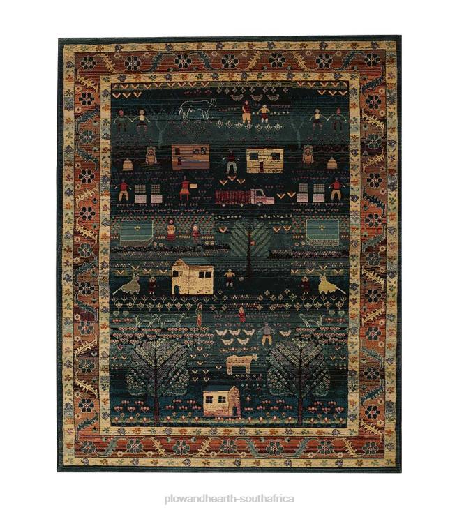 Rugs & Mats Plow & Hearth Polypropylene Shaker Village Rugs NFLB1763