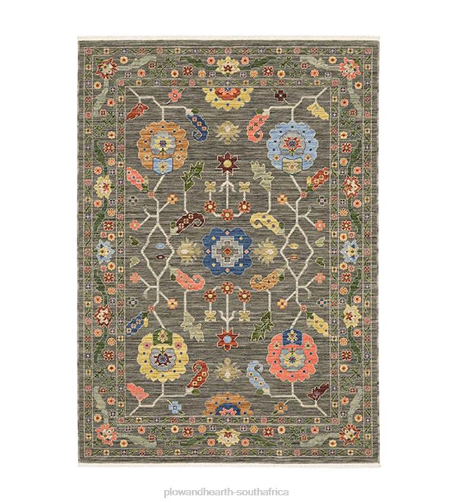 Rugs & Mats Plow & Hearth Saluda Jewels Wool Rug NFLB1827