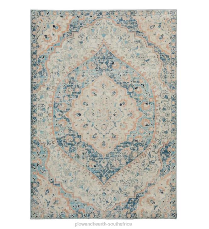 Rugs & Mats Plow & Hearth Silver City Damask Polypropylene Rug NFLB1879