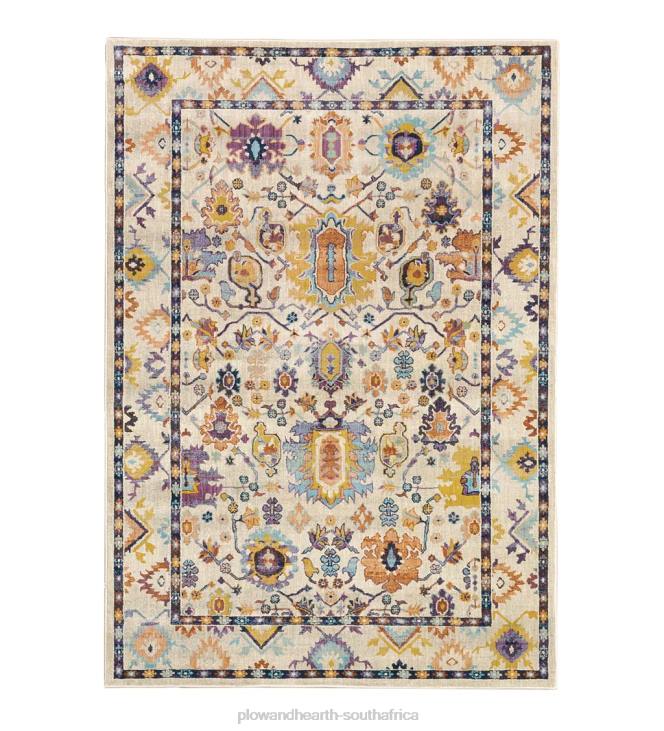 Rugs & Mats Plow & Hearth Silver City Tapestry Polypropylene Rug NFLB1866