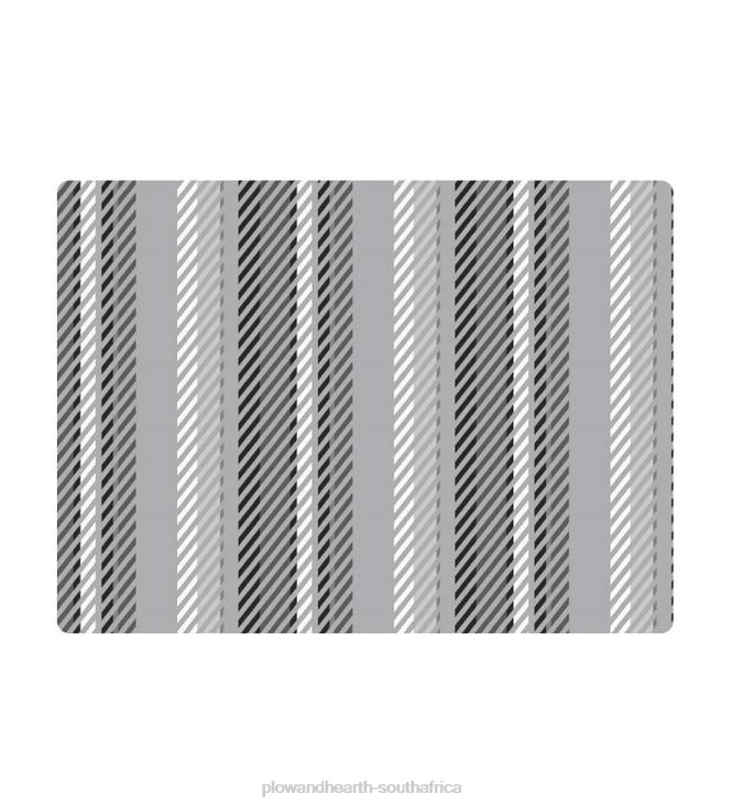 Rugs & Mats Plow & Hearth Striped Chair Mat - Blue NFLB1834