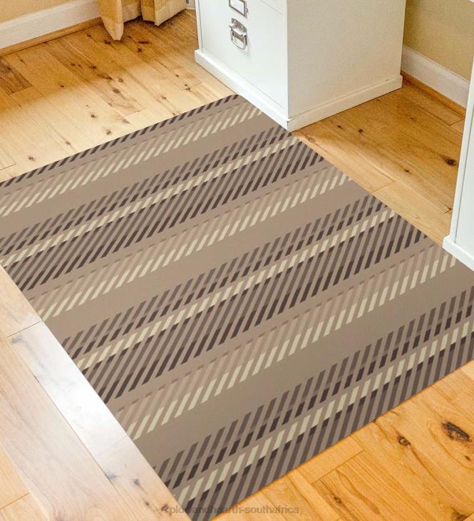 Rugs & Mats Plow & Hearth Striped Chair Mat - Blue NFLB1834