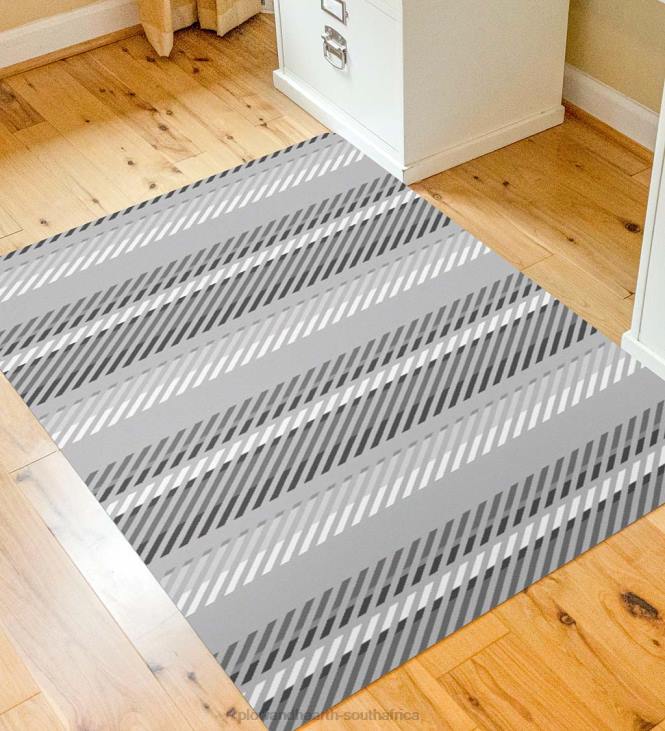 Rugs & Mats Plow & Hearth Striped Chair Mat - Blue NFLB1834
