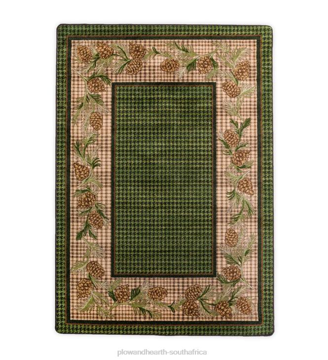 Rugs & Mats Plow & Hearth Sweetwater Pine Plaid EnduraStran Area Rug NFLB1767