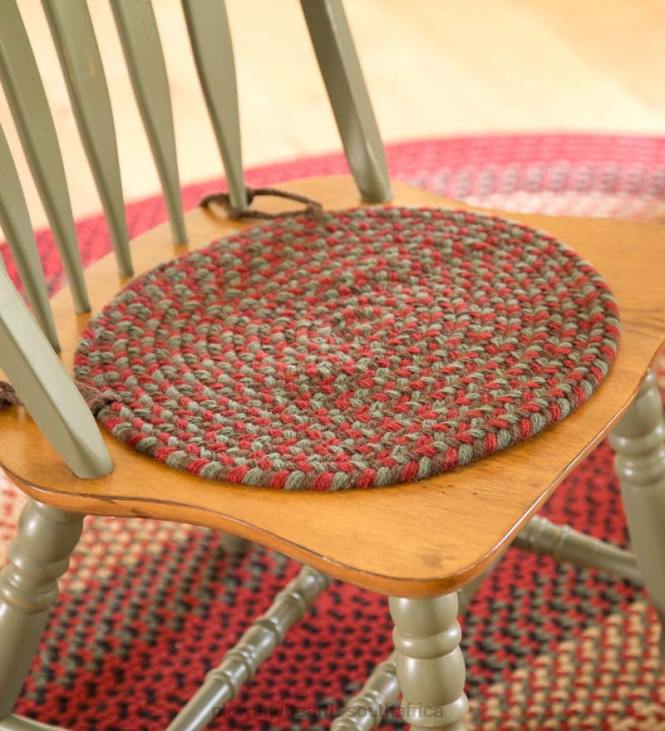 Rugs & Mats Plow & Hearth USA-Made Wool Braided Virginia Rug NFLB1778