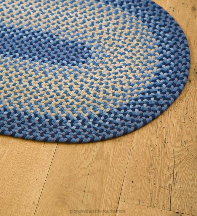 Rugs & Mats Plow & Hearth USA-Made Wool Braided Virginia Rug NFLB1778