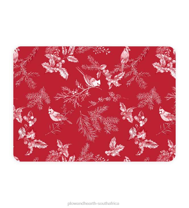 Rugs & Mats Plow & Hearth Holiday Botanical Premium Kitchen Comfort Mat NFLB1756