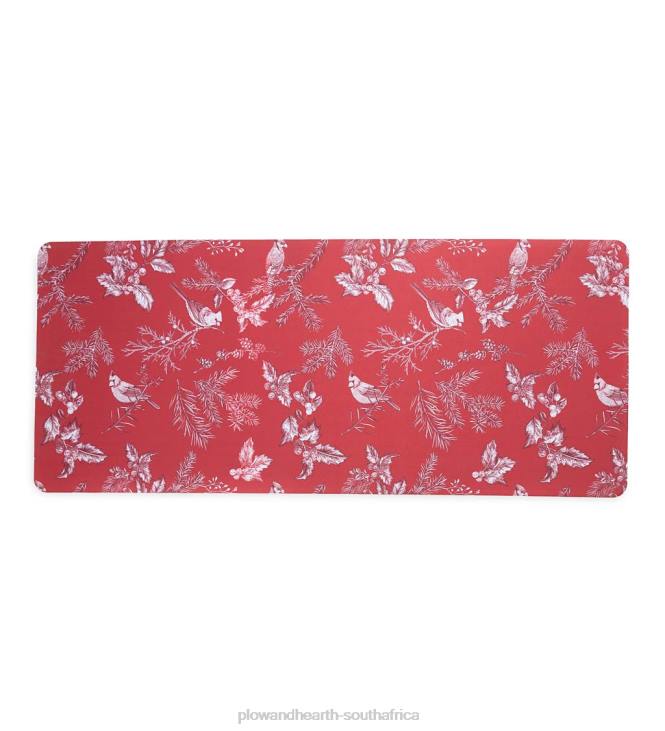 Rugs & Mats Plow & Hearth Holiday Botanical Premium Kitchen Comfort Mat NFLB1756