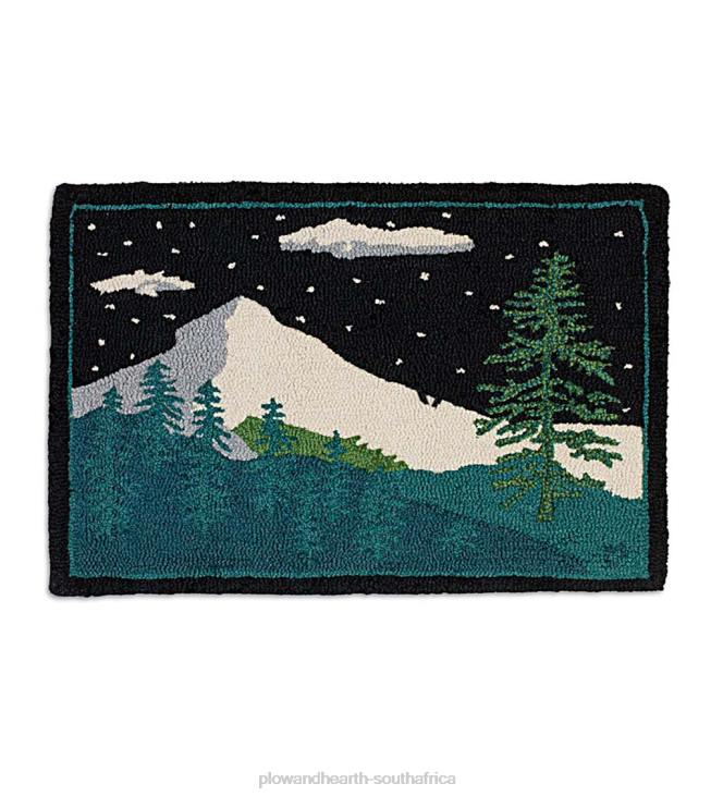Rugs & Mats Plow & Hearth Winter Woods Hand-Hooked Wool Rug, 24x 36NFLB1751