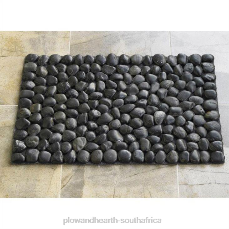 Rugs & Mats Plow & Hearth River Rock Floor Mat - White NFLB1923