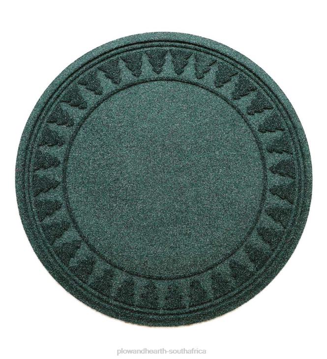 Rugs & Mats Plow & Hearth Waterhog Spill-Proof Christmas Tree Mat - Green NFLB1922