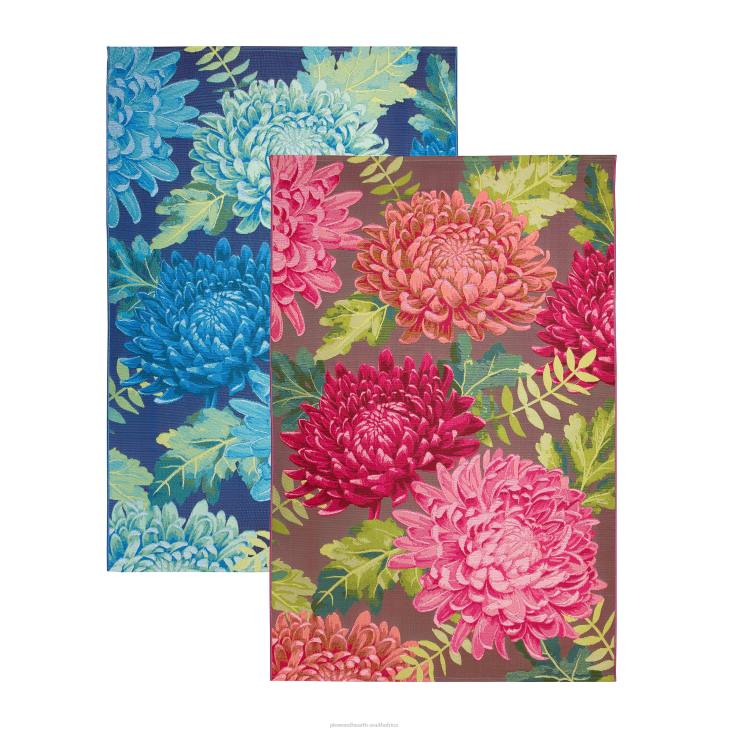 Rugs & Mats Plow & Hearth Indoor/Outdoor Chrysanthemum Polypropylene Rug NFLB714