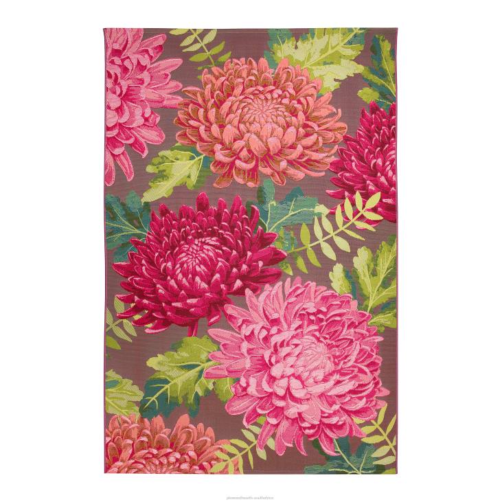 Rugs & Mats Plow & Hearth Indoor/Outdoor Chrysanthemum Polypropylene Rug NFLB714