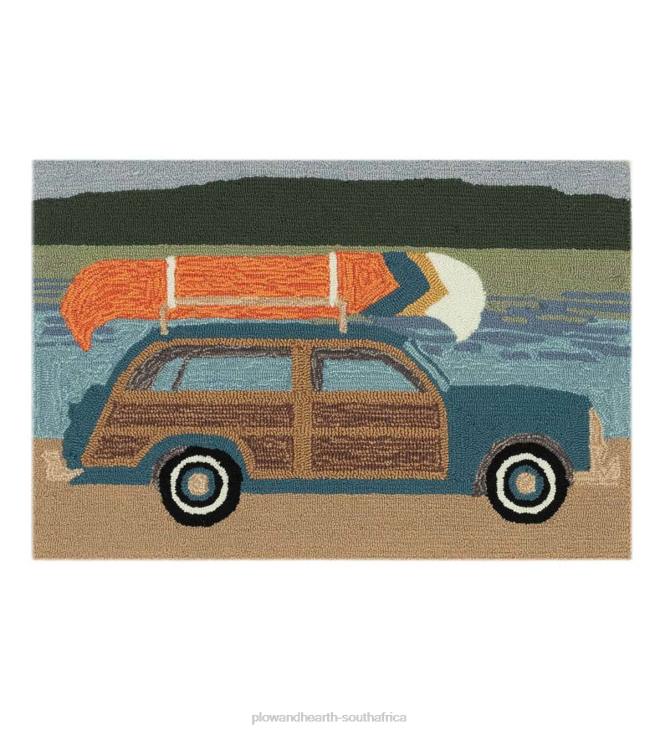 Rugs & Mats Plow & Hearth Indoor/Outdoor Synthetic Blend Camping Trip Rug, 24x 36NFLB2321