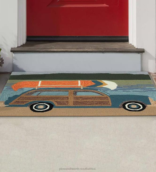 Rugs & Mats Plow & Hearth Indoor/Outdoor Synthetic Blend Camping Trip Rug, 24x 36NFLB2321
