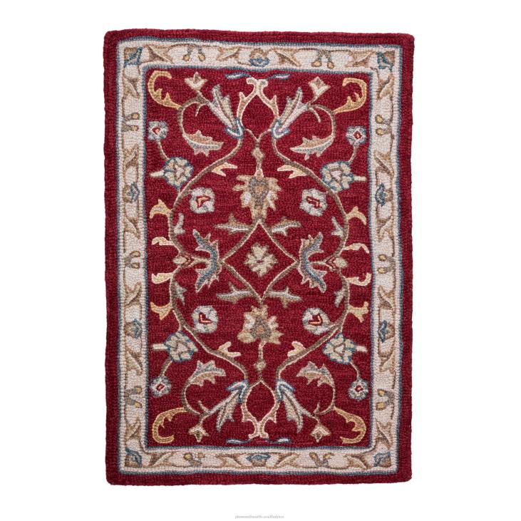 Rugs & Mats Plow & Hearth McLean Wool Rug, 2'3 x 8' Runner - Merlot NFLB3131