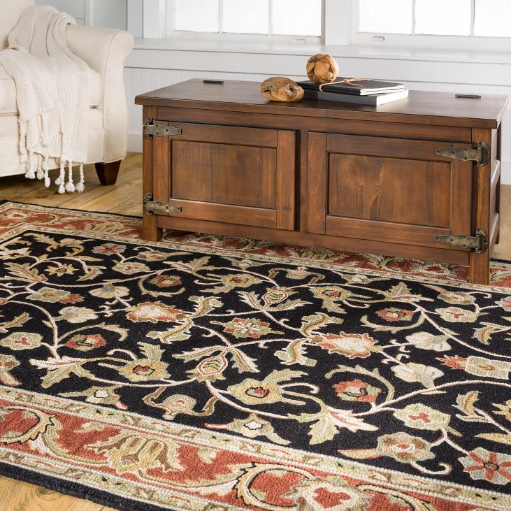 Rugs & Mats Plow & Hearth McLean Wool Rug, 2'3 x 8' Runner - Merlot NFLB3131