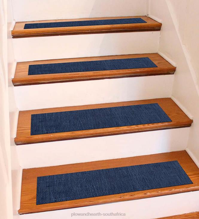Rugs & Mats Plow & Hearth Woven Stair Treads, Set of 4 - Gray NFLB1917