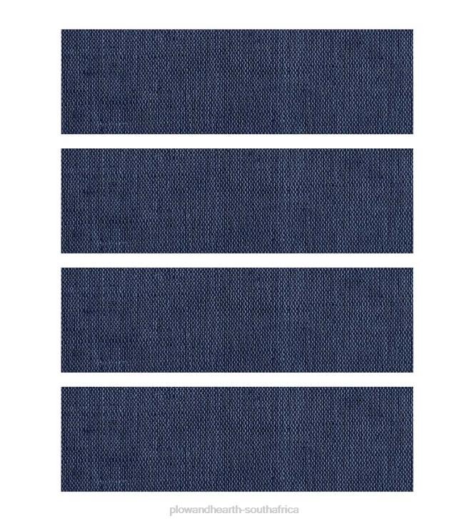 Rugs & Mats Plow & Hearth Woven Stair Treads, Set of 4 - Gray NFLB1917