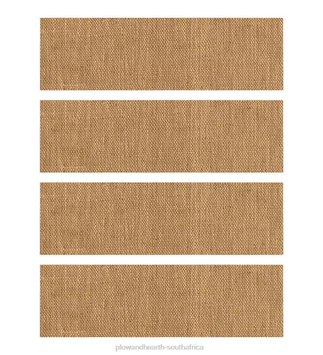 Rugs & Mats Plow & Hearth Woven Stair Treads, Set of 4 - Gray NFLB1917