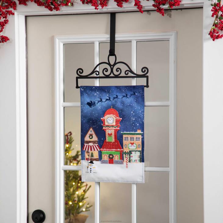 Seasonal & Gifts Plow & Hearth Christmas Eve Linen Garden Flag NFLB528