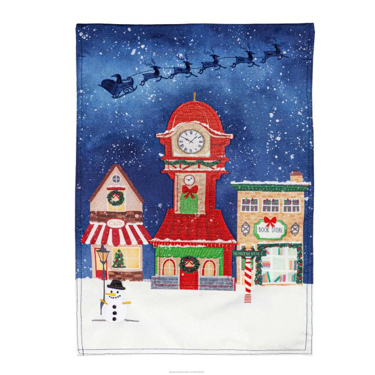 Seasonal & Gifts Plow & Hearth Christmas Eve Linen Garden Flag NFLB528